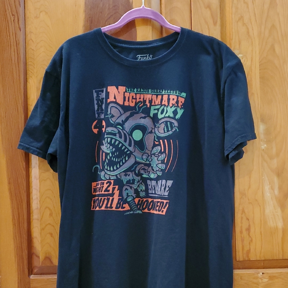 Funko Black Five Nights at Freddy 's Foxy Graphic T-Shirt XL